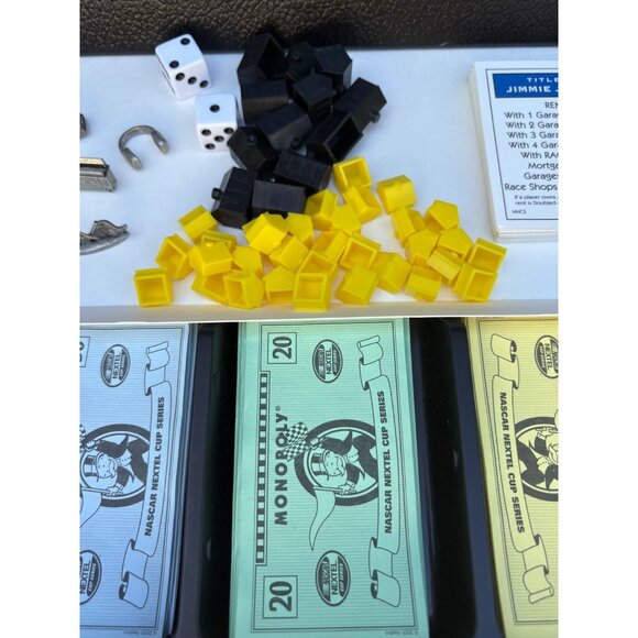 Monopoly NASCAR Nextel Cup Series Collector's Edition Board Game 6 Pewter Tokens - Picture 8 of 15